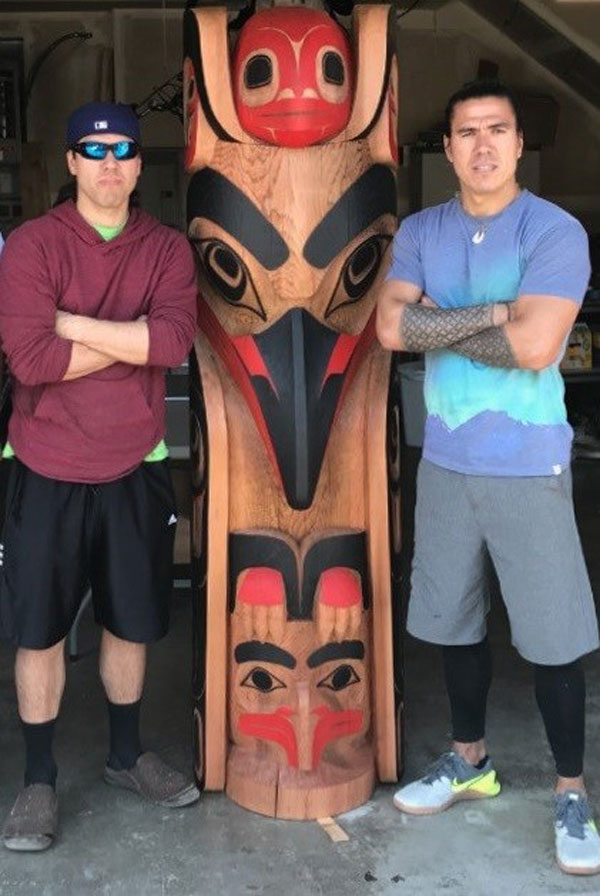 Joe and TJ Young: (Haida), Hydaburg, Alaska