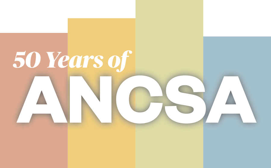 50 Years of ANCSA typography