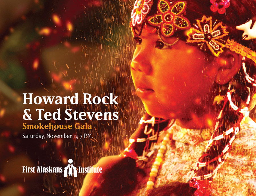 Howard Rock & Ted Stevens Smokehouse Gala event program